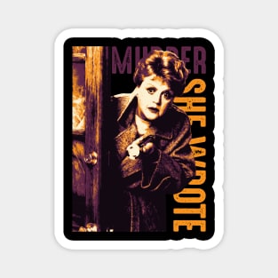 Murder, She Wrote In Halloween Vibe Magnet