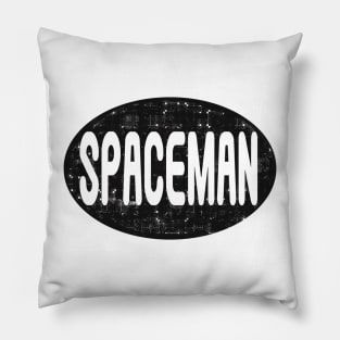 Planet X Spaceman Logo Science Fiction Sci fi Pillow