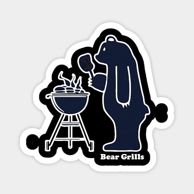 Bear Grills Magnet by eufritz