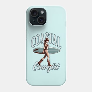 Coastal Cowgirl Surfer Phone Case