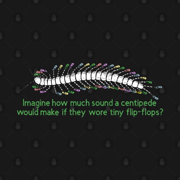 Centipede Flip-Flops by KarmicKal