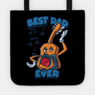 best dad ever music notes Tote