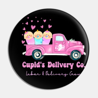 Cupids Delivery Co Funny Ld Crew Valentines Day Truck Pin
