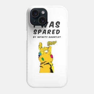 Infinity gauntlet snap (spared, with gauntlet) Phone Case