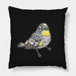 Yellow-Rumped Warbler Pillow