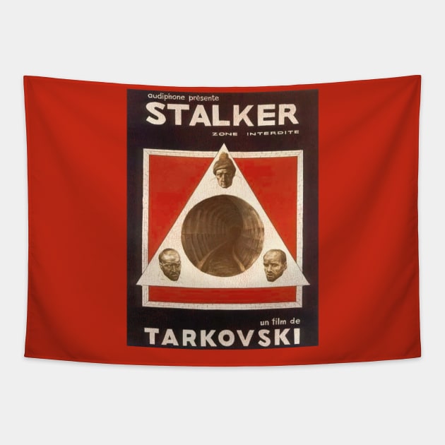 STALKER / 70s Soviet Cult Sci Fi Film Tapestry by darklordpug