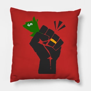 Luxury Liberal, Ironic Capitalist (No Text) Pillow