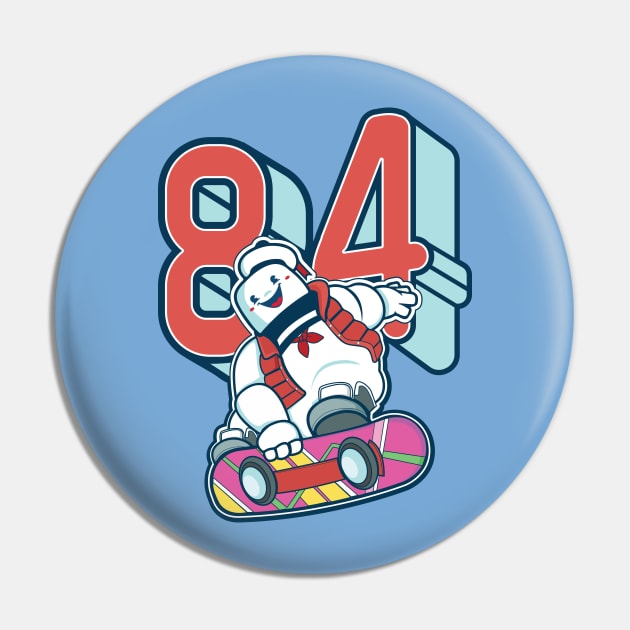 84 Puft Pin by DeepDiveThreads