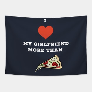 Pizza and Girlfriend Tapestry