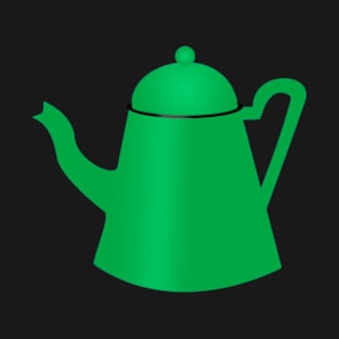 Green Vintage Cozy Tea Coffee Teapot T-Shirt