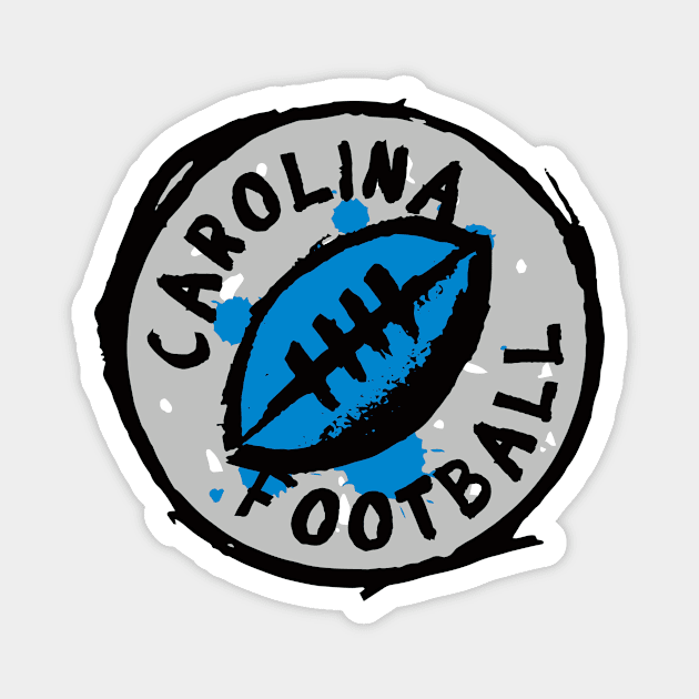 Carolina Football 01 Magnet by Very Simple Graph