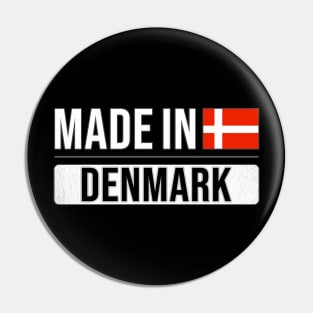 Made In Denmark - Gift for Danish With Roots From Denmark Pin