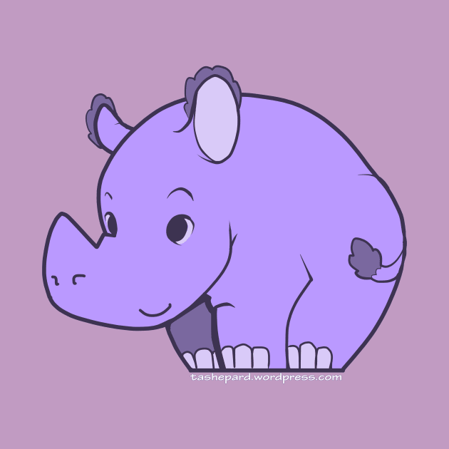 Rhino (purple) by taShepard