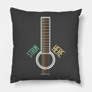 STRUM HERE 02 Pillow