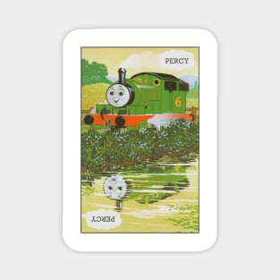 Percy the Small Engine Vintage Card Magnet