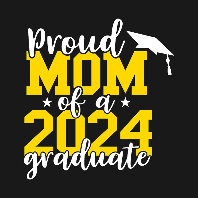 Proud Aunt Of A 2024 Graduate For Family Graduation by Fresherth Studio