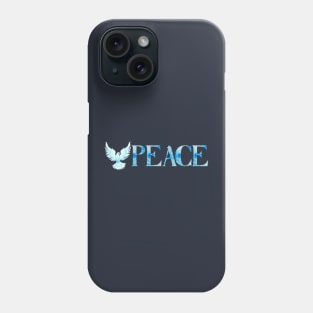 Serene Sky: Dove of Peace Phone Case