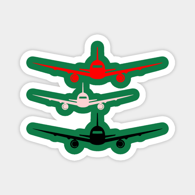 Phonetic Airplane Pilot Magnet by antyadita