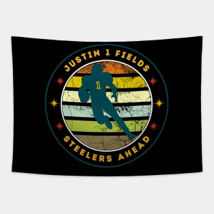 STEELERS AHEAD, JUSTIN FIELDS Tapestry