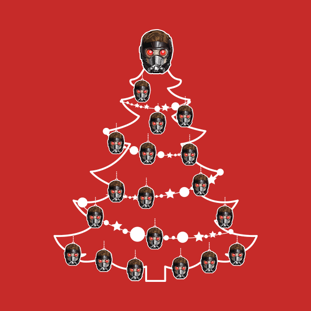 Star Lord Guardians Of The Galaxy Christmas Tree Baubles by Rebus28