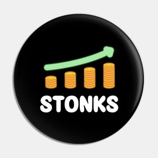 Coin Stonks Pin