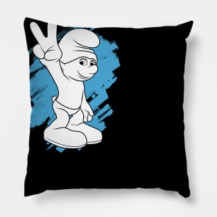 Smurf Peace Pillow