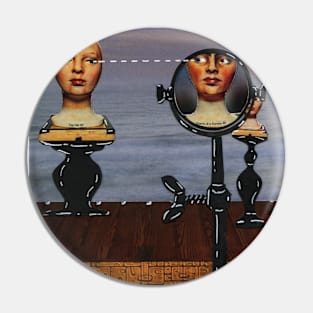 Magnify Collage Art Pin