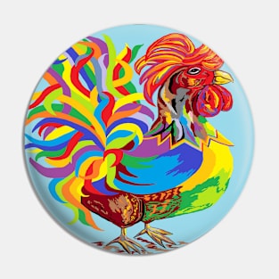 Fiesta Rooster Pin