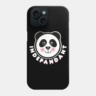 Indepandant Panda Pun Phone Case