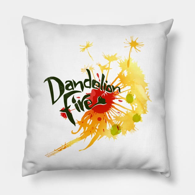 Dandelion Fire Pillow by Inchpenny