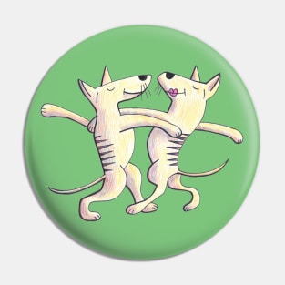 Thylacine as Ballroom Dancer Pin