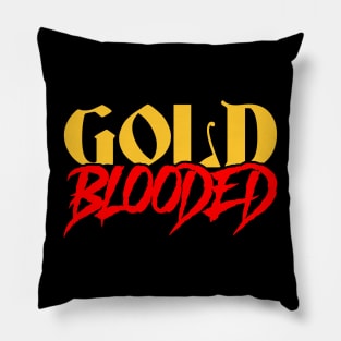 Gold Blooded Pillow