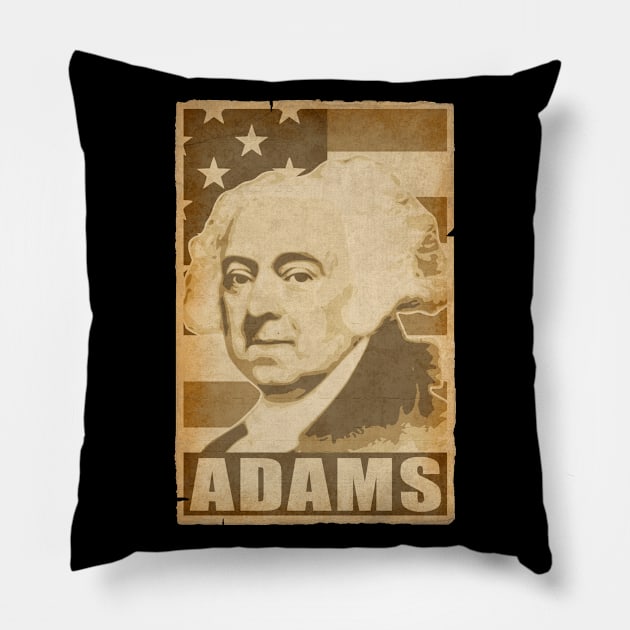 John Adams Hope Pillow by Nerd_art