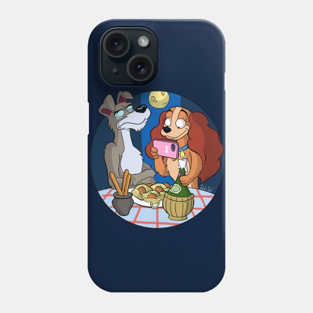 lady and the tramp Foodstagram Phone Case by DaneDav