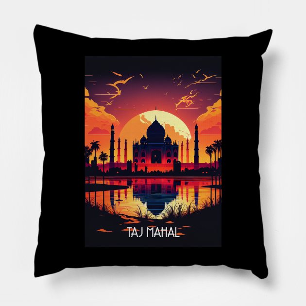 Taj Mahal Pillow by Durro