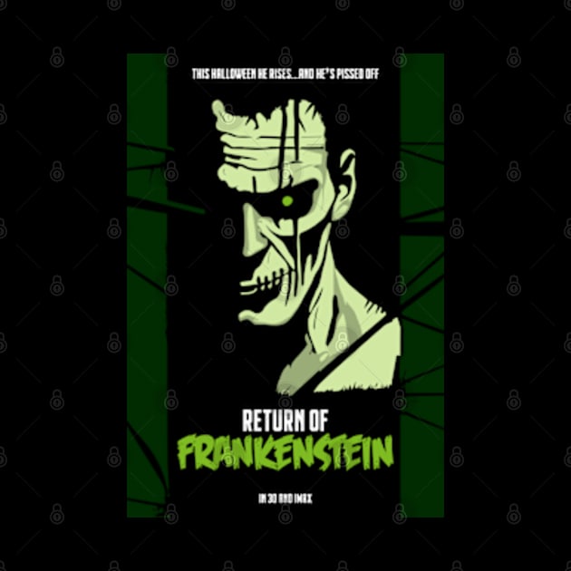 Return of Frankenstein - Movie Poster Concept by ArtFactoryAI