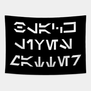 Black Lives Matter Aurebesh Tapestry