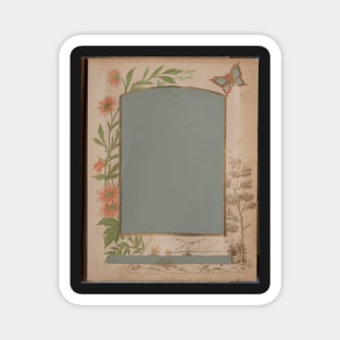 Vintage Photo Album Page Template - 6 Magnet