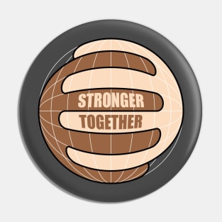 Stronger Together Hands Pin