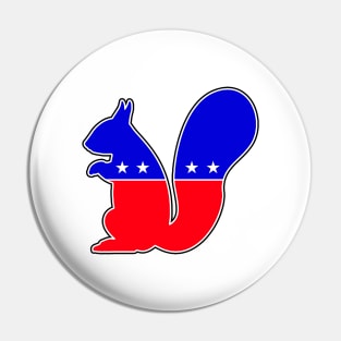 Third Party Politics Squirrel Pin