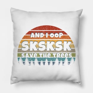 SKSKS And I OOP VSCOGRL Visco Girl Sticker Vintage Retro Beach Sunset Shades Pillow