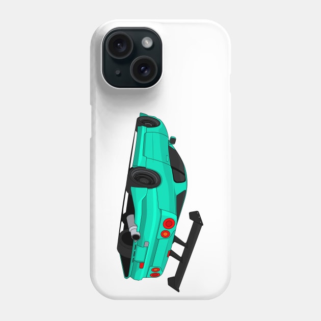 SKYLINE GTR R34 TURQUOISE Phone Case by VENZ0LIC
