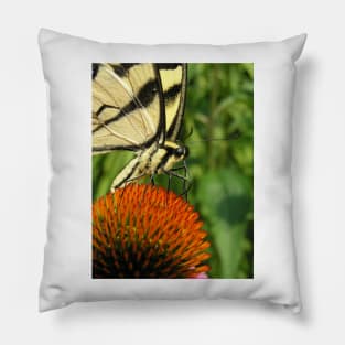 Yellow butterfly Pillow