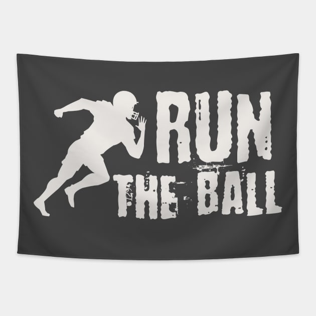 Run the ball Tapestry by Teessential