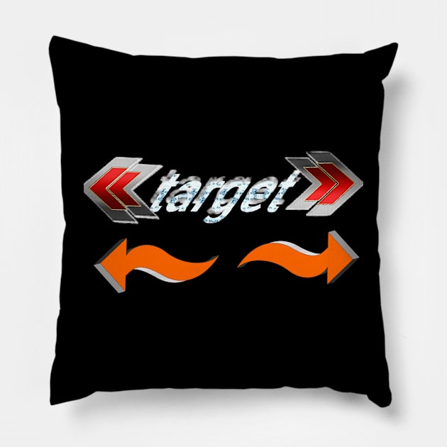 target art work. Pillow by Dilhani