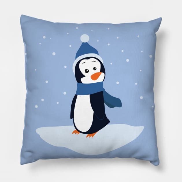 Penguin Pillow by SakuraDragon