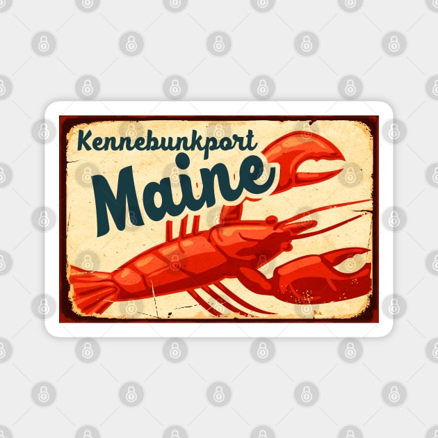 Kennebunkport Maine Lobster Acadia National Park Magnet by heybert00