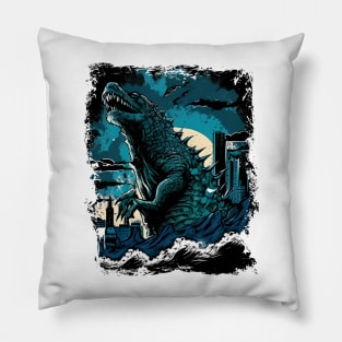 Great Godzilla off Kanagawa - Gojira Pillow