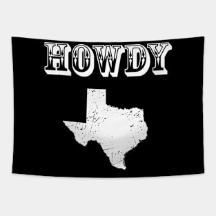 Howdy Texas Map Tapestry