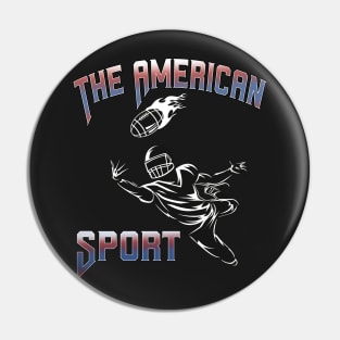 The American sport Pin